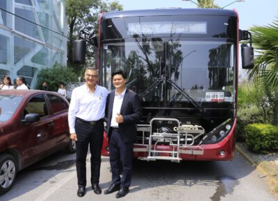 Américo Villarreal pone en marcha a modernización del transporte público
