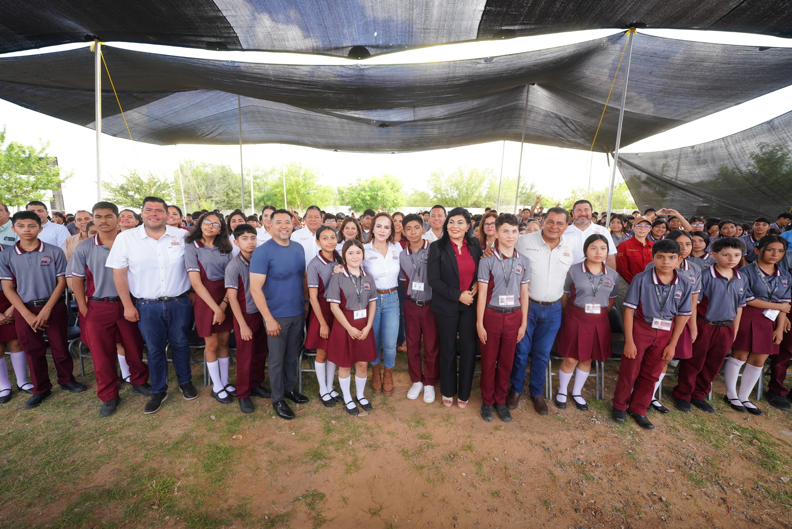 ALCALDESA CARMEN LILIA CANTUROSAS TRANSFORMA INFRAESTRUCTURA DE SECUNDARIAS TÉCNICAS DE NUEVO LAREDO