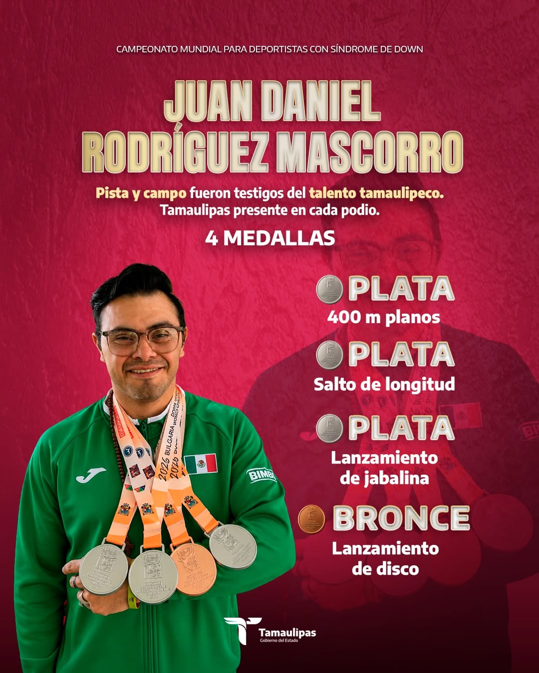Dos atletas. Siete medallas. Un estado que sigue haciendo historia.