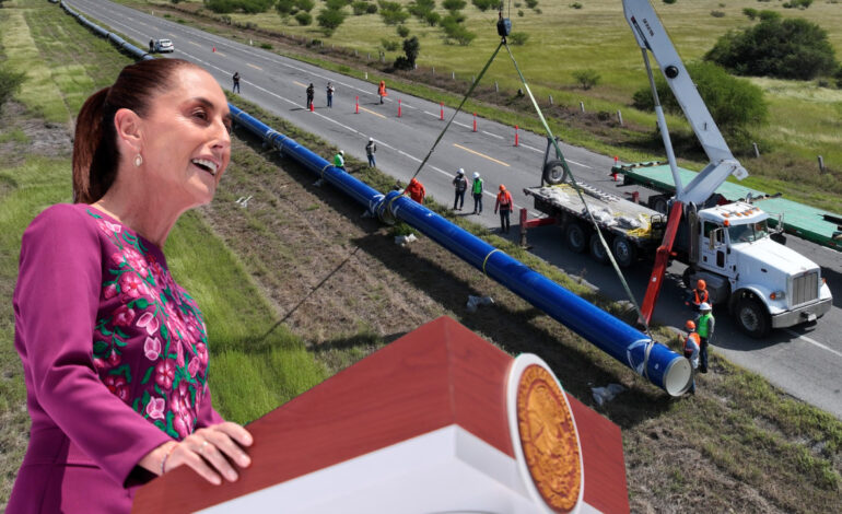Sheinbaum destaca Tamaulipas en plan nacional de obras hidráulicas