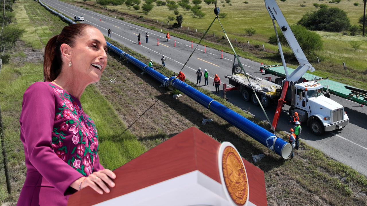 Sheinbaum destaca Tamaulipas en plan nacional de obras hidráulicas