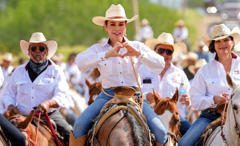 FORTALECE CARMEN LILIA CANTUROSAS LAZOS DE HERMANDAD CON NUEVA CIUDAD GUERRERO; SE UNE A TRADICIONAL CABALGATA DE SAN JUAN
