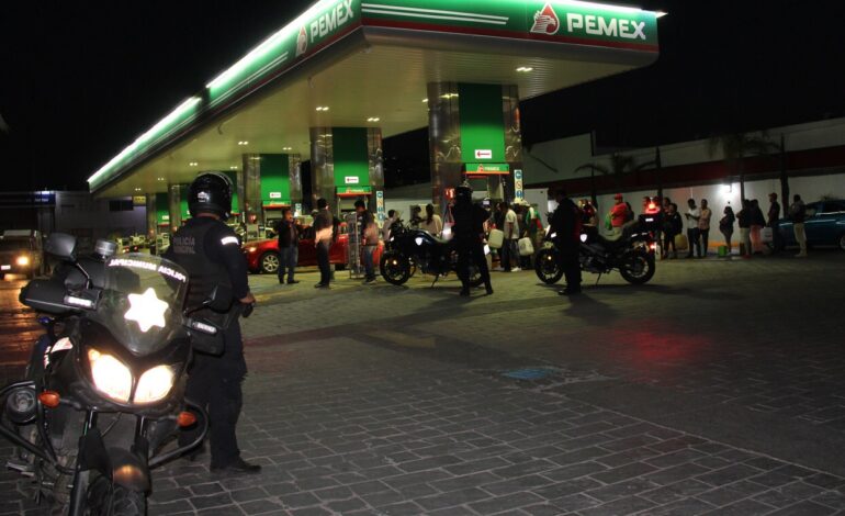 Gasolineros piden más vigilancia nocturna