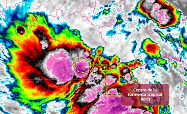 Se forma la tormenta tropical “Boris” en el Pacífico mexicano