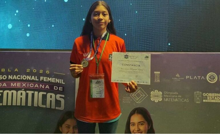 Destaca alumna de la UAT entre las jóvenes con mayor talento matemático en México