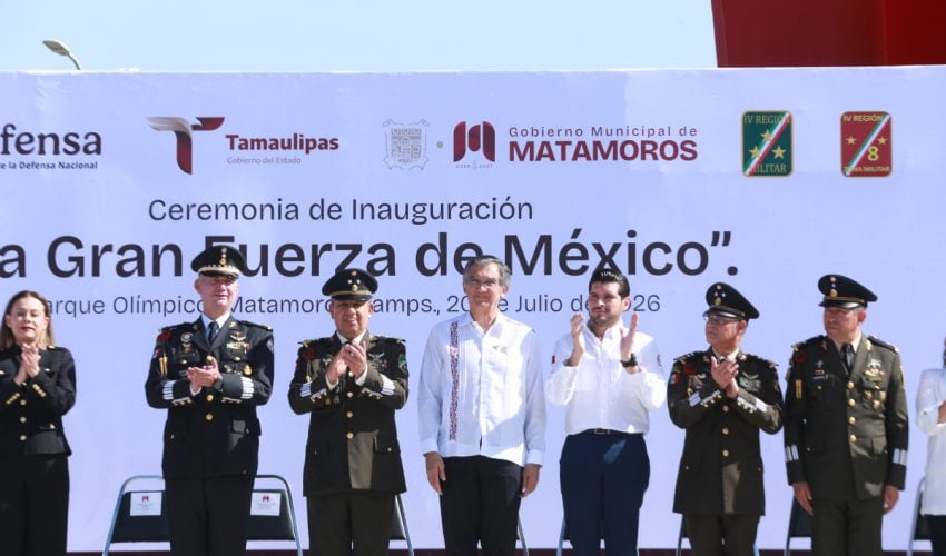 Inaugura Américo exposición La Gran Fuerza de México; destaca apoyos de la presidenta Sheinbaum para la frontera tamaulipeca