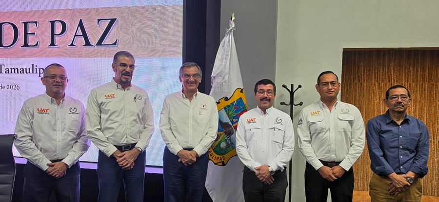 Rector de la UAT presenta avances del Atlas de Riesgos ante el gobernador en la Mesa de Paz