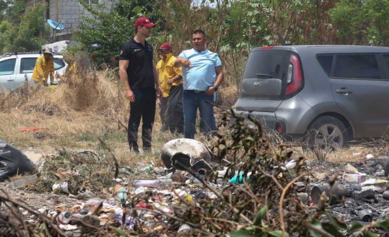 SEDUMA retira tiraderos clandestinos para prevenir inundaciones y riesgos a la salud