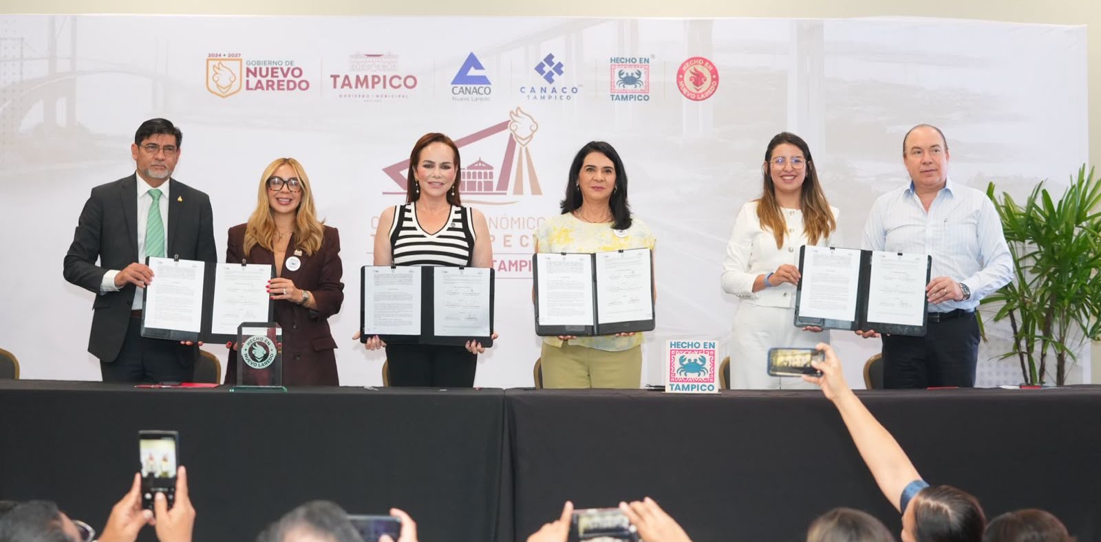DESDE TAMPICO, CARMEN LILIA IMPULSA CORREDOR ECONÓMICO QUE UNE FRONTERA Y PUERTO