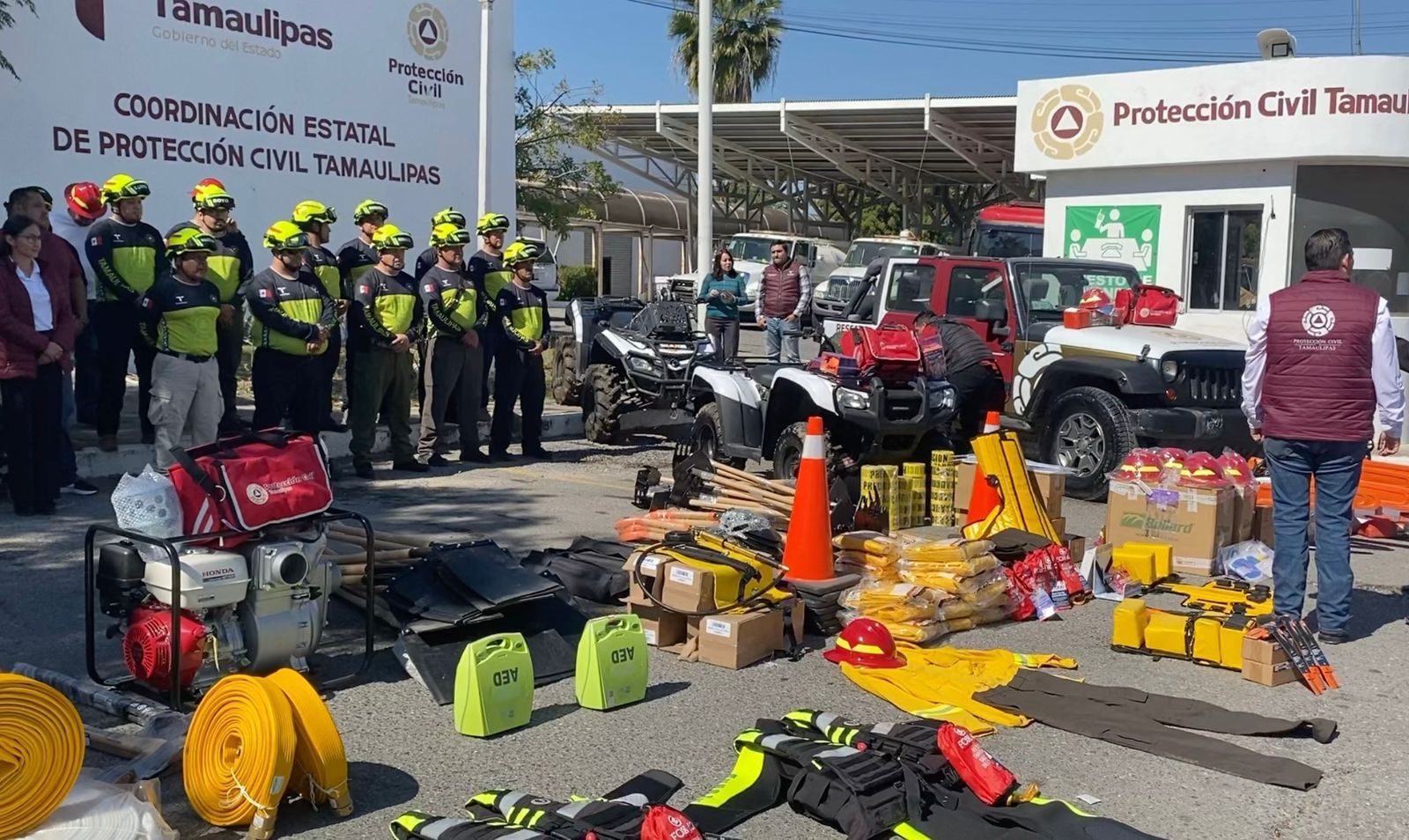 Protección Civil Tamaulipas incorpora equipo para rescates acuáticos y terrestres