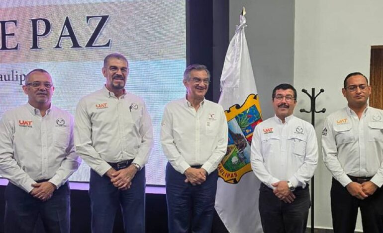 Rector de la UAT presenta avances del Atlas de Riesgos en la Mesa de Paz