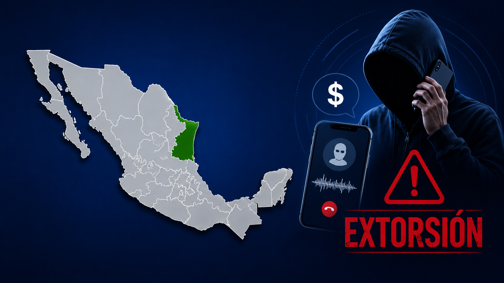 Tamaulipas se ubica entre los estados con menor incidencia de extorsión