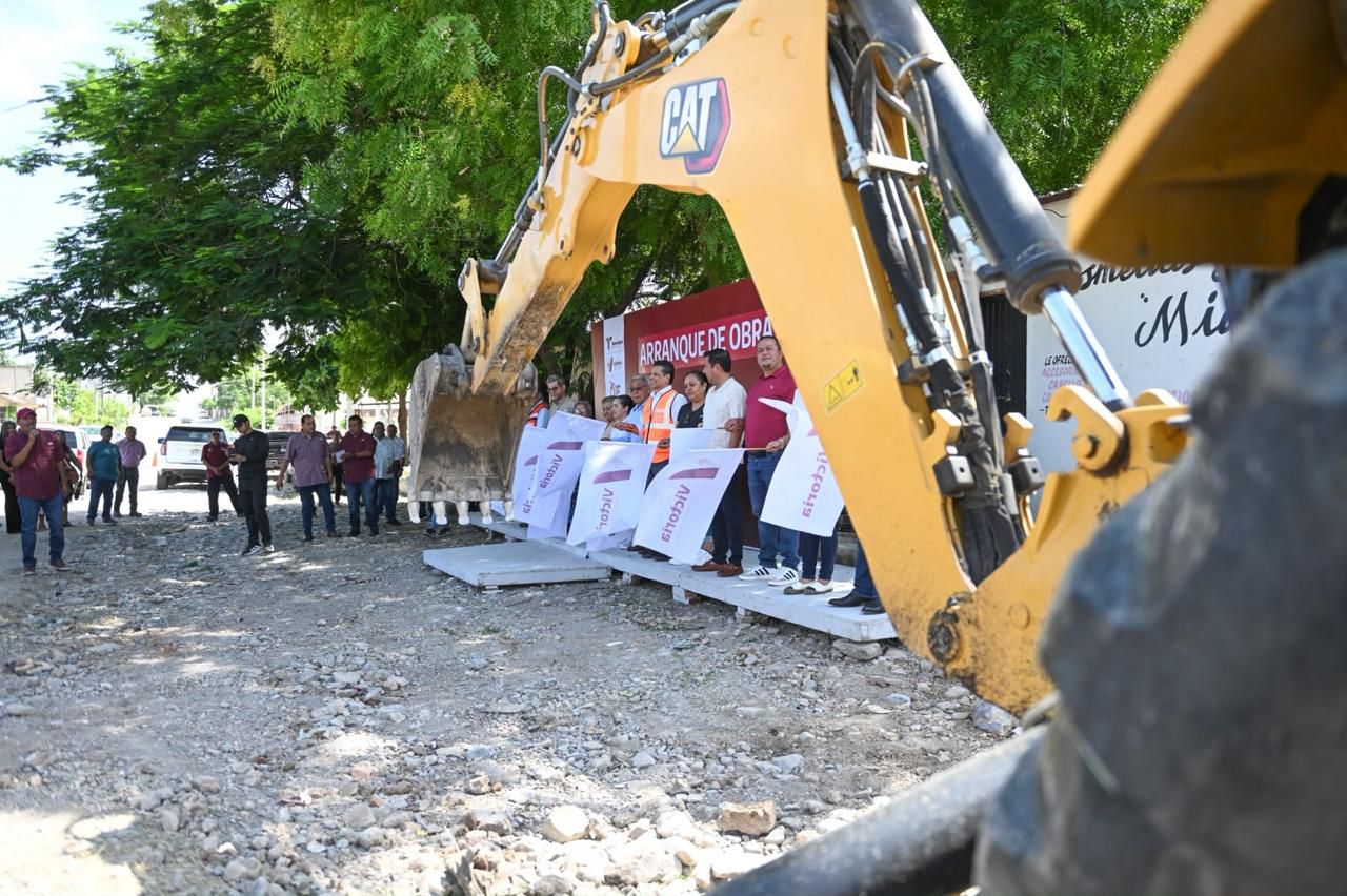 Arranca alcalde importante obra sanitaria en la Vamos Tamaulipas