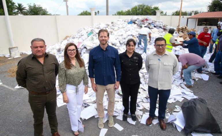 Convertirá Gobierno de Tamaulipas residuos de papel en apoyo para la educación