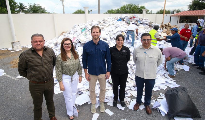 Convertirá Gobierno de Tamaulipas residuos de papel en apoyo para la educación