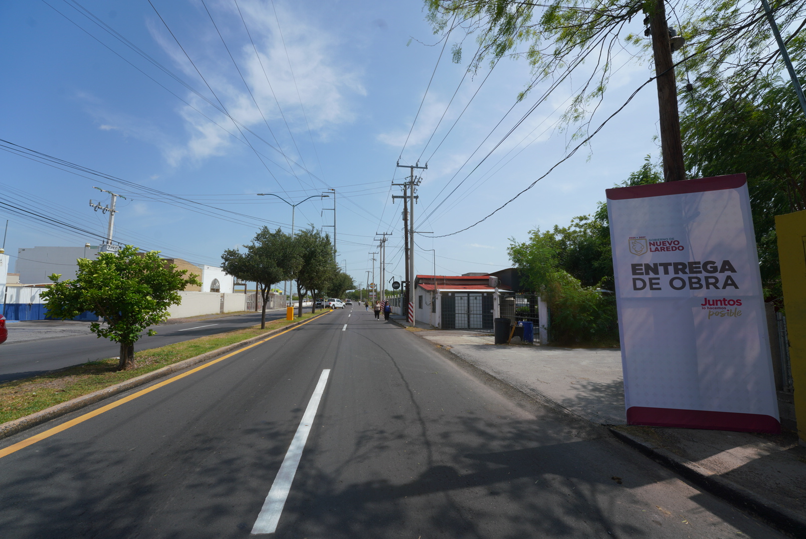 MODERNIZA CARMEN LILIA CANTUROSAS AVENIDA RUIZ CORTÍNEZ; FORTALECE MOVILIDAD EN UNO DE LOS CORREDORES COMERCIALES DE NUEVO LAREDO