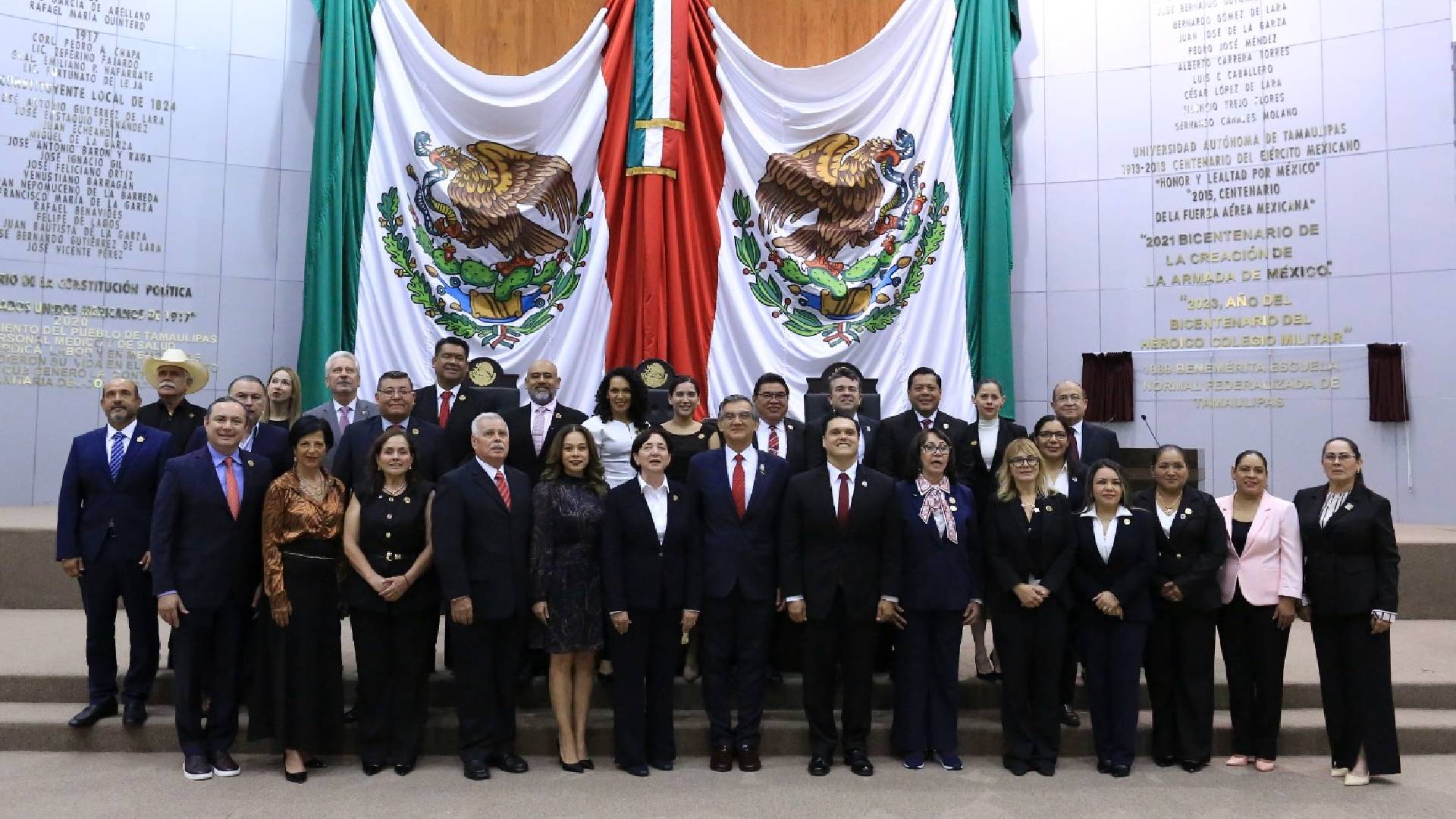 Américo Villarreal encabeza homenaje a la Benemérita Escuela Normal Federalizada