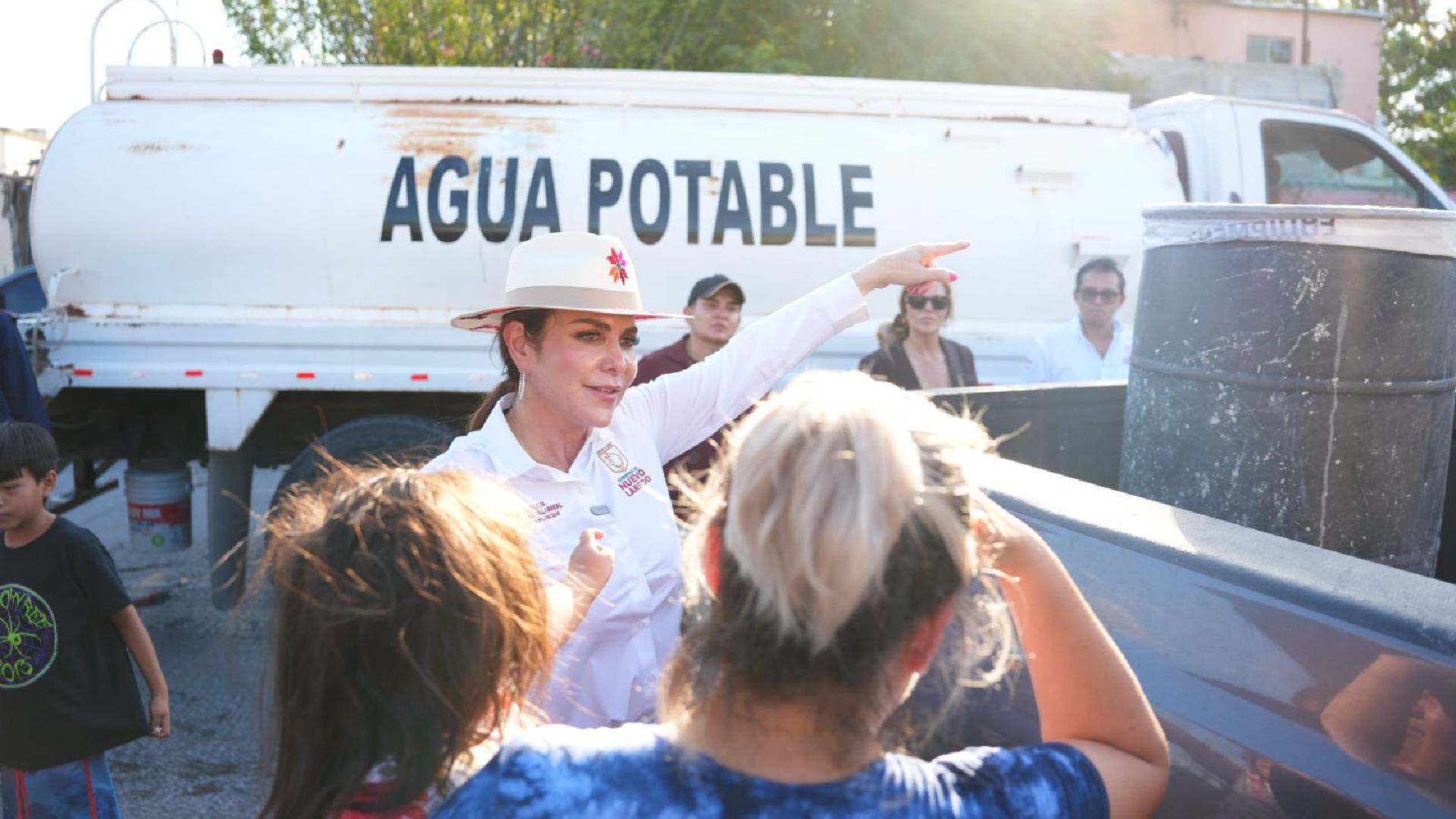 Carmen Lilia Canturosas impulsa nueva infraestructura de agua para más de 100 mil familias de Nuevo Laredo