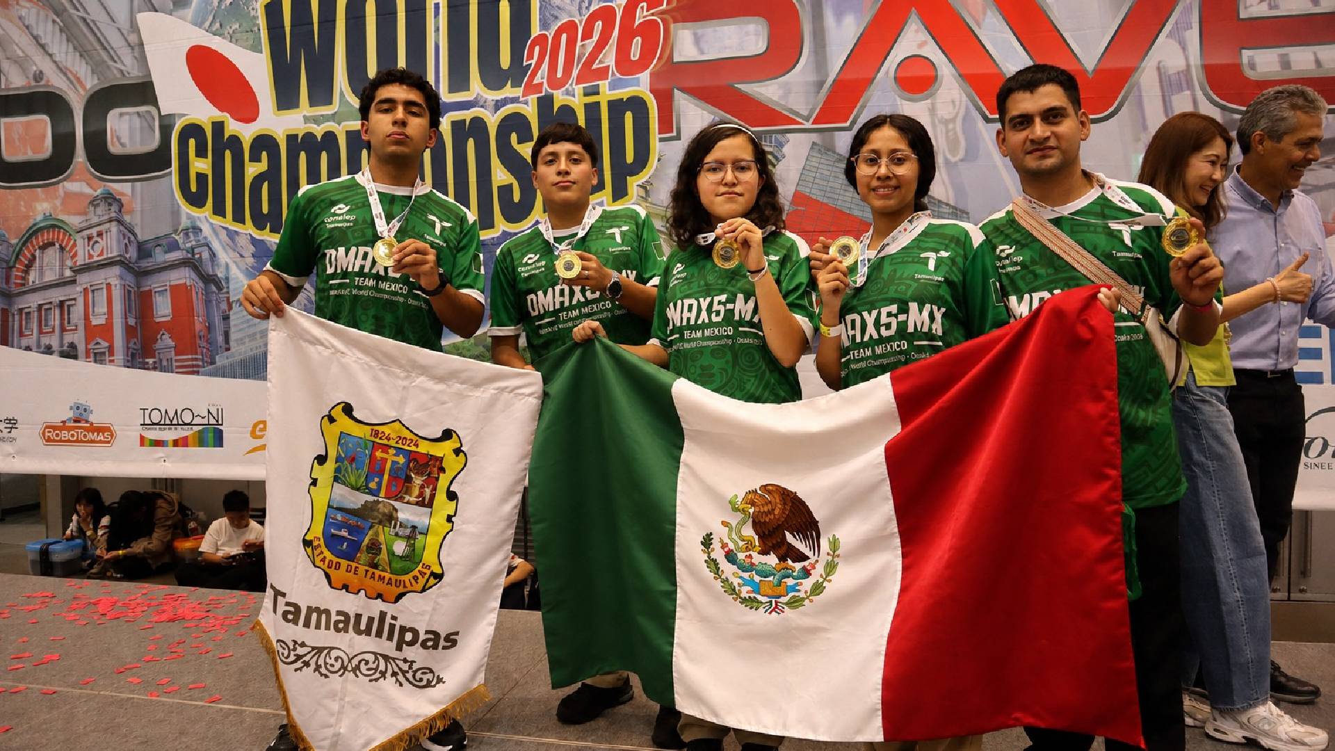 Estudiantes de CONALEP Tamaulipas logran segundo lugar mundial de robótica en Japón