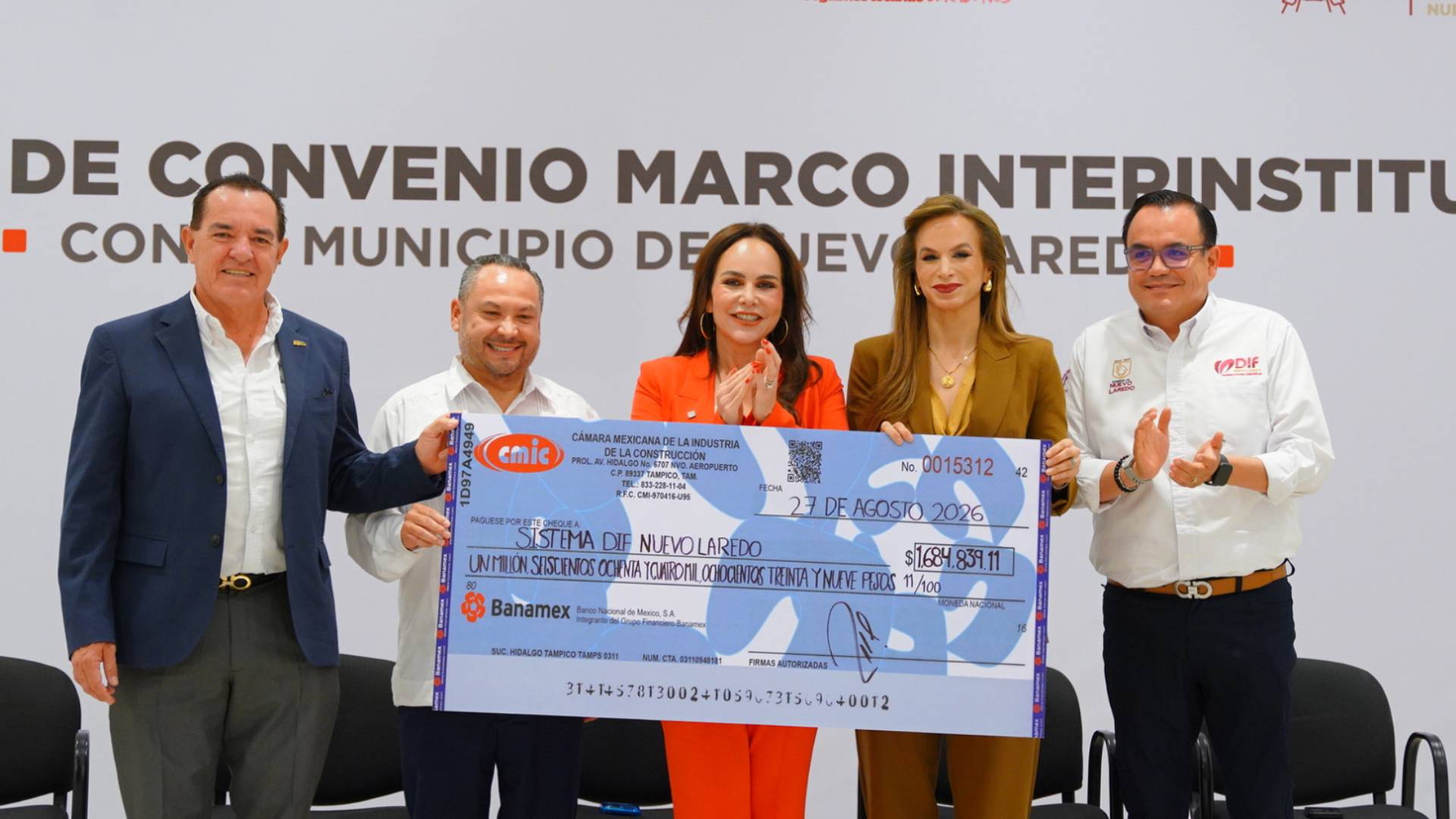 Carmen Lilia y constructores suman esfuerzos para llevar apoyo a familias vulnerables de Nuevo Laredo