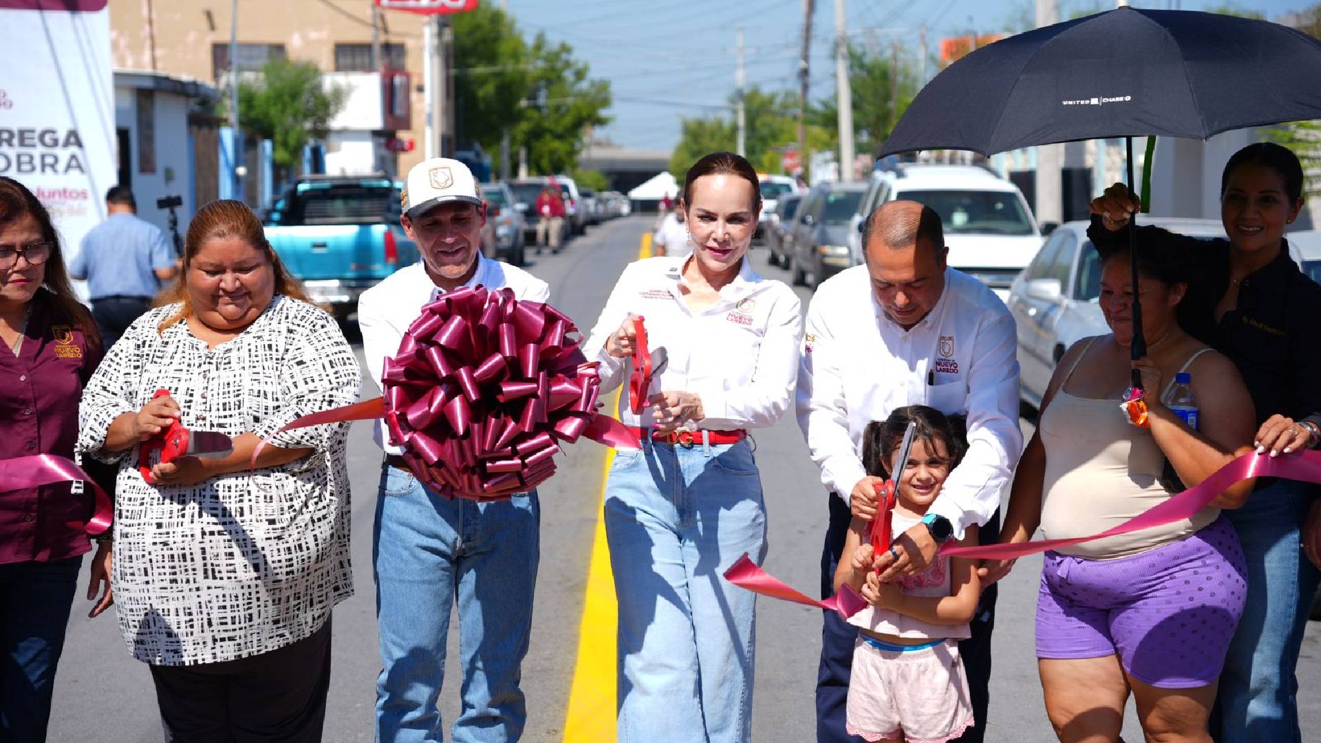 Transforma Carmen Lilia Canturosas vialidades en la 20 de Noviembre en Nuevo Laredo con obras que mejoran movilidad y seguridad