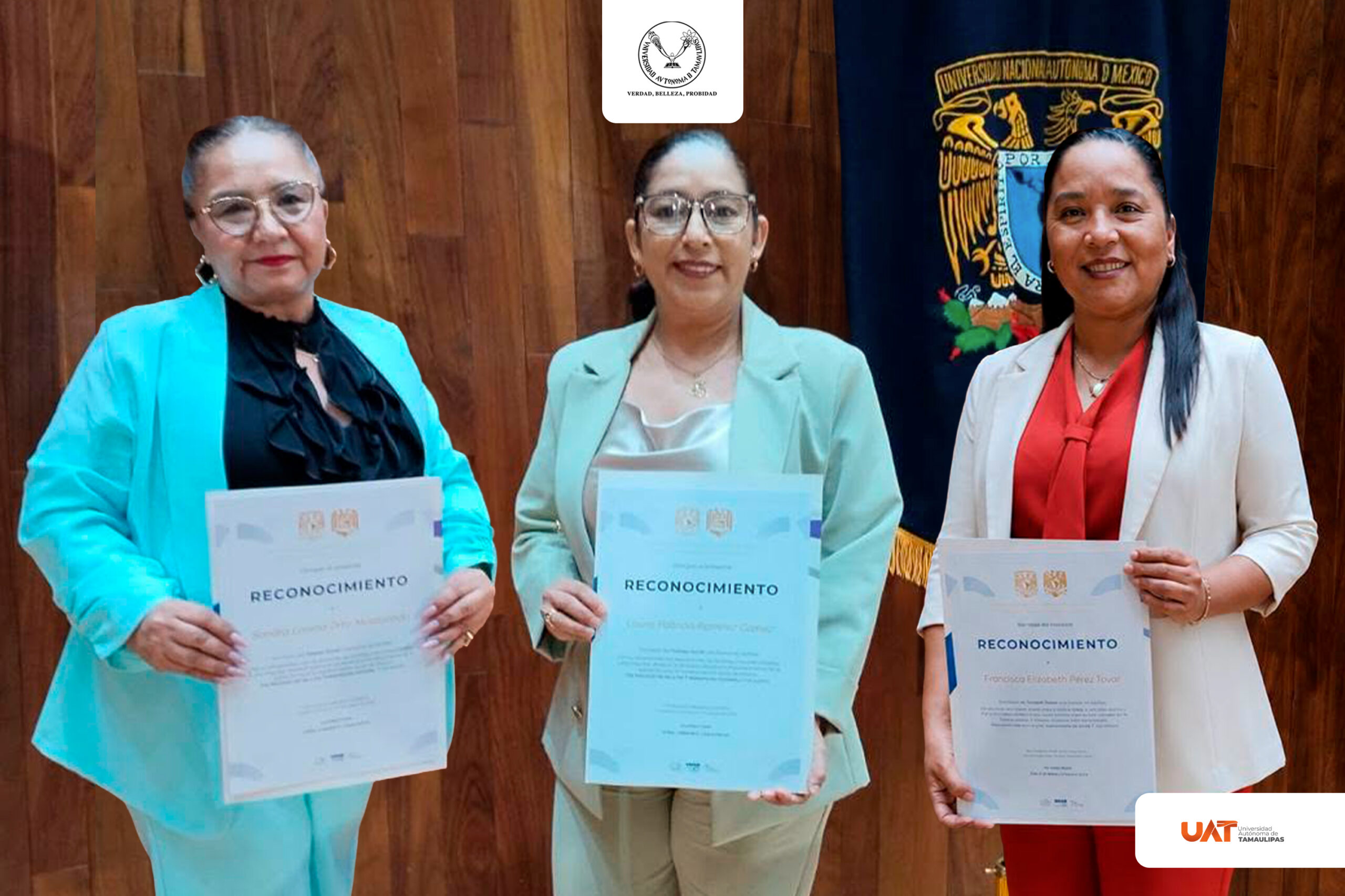 Catedráticas de la UAT reciben premio nacional de Trabajo Social otorgado por la UNAM