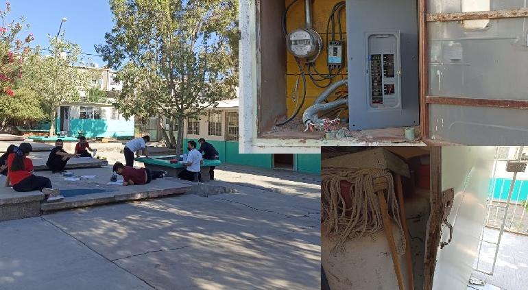 Robo deja sin luz a primaria Juana de Asbaje y Ramírez; afecta a 300 alumnos