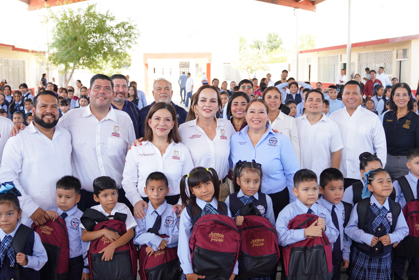TODO LISTO EN NUEVO LAREDO PARA EL SEGUNDO INFORME DE GOBIERNO DE CARMEN LILIA CANTUROSAS