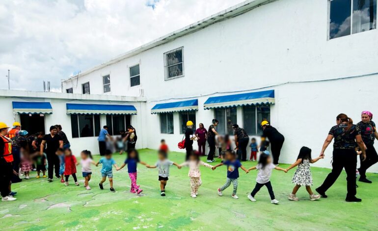 Refuerza IMSS Tamaulipas cultura de protección civil en sus guarderías