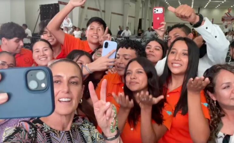Reconoce la presidenta Claudia Sheinbaum a la UAT durante su visita a Ciudad Victoria