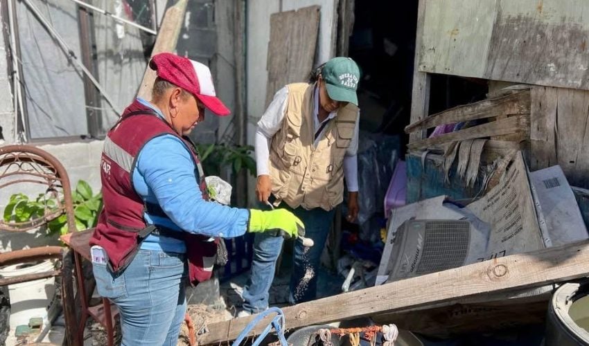 Refuerzan combate contra el dengue en Ciudad Victoria tras recientes lluvias
